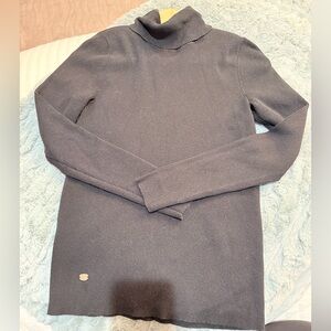 Lauren Ralph Lauren Black Turtleneck Top Size Large
